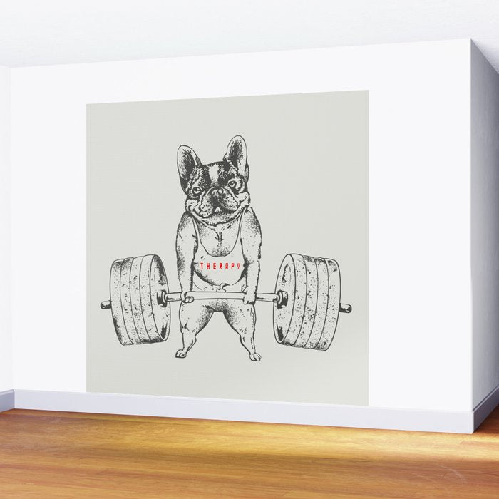 Frenchie Lift Wall Mural Gallery Image 2