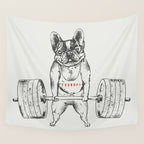 Frenchie Lift Wall Tapestry Gallery Image 4