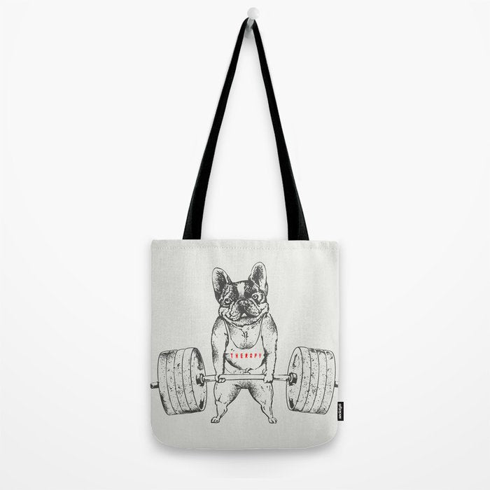 Frenchie Lift Tote Bag Gallery Image 2