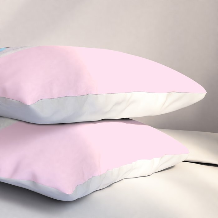 BUBBLEGUM LLAMA Pillow Sham Gallery Image 3