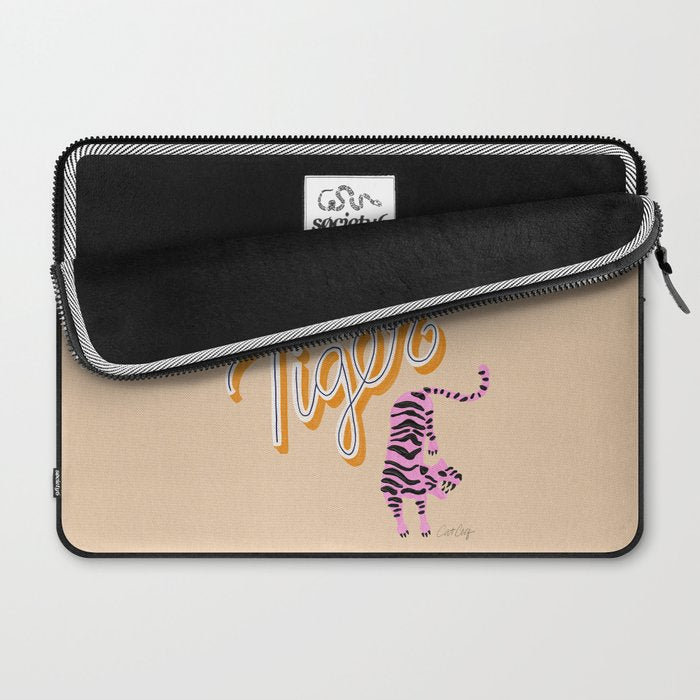 Go Get 'Em Tiger - Melon Laptop Sleeve Gallery Image 2