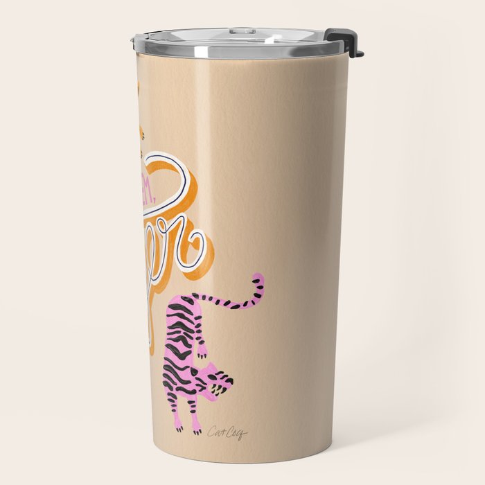 Go Get 'Em Tiger - Melon Travel Mug Gallery Image 2