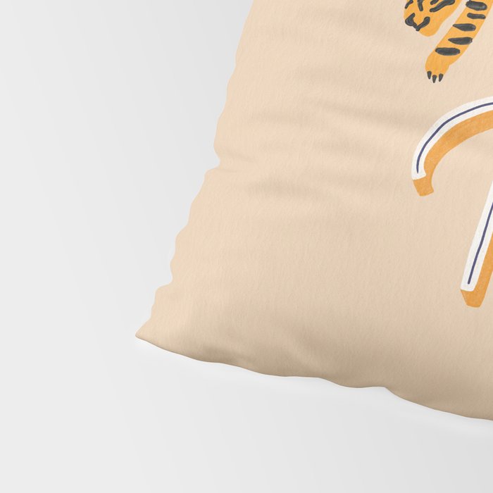 Go Get 'Em Tiger - Melon Pillow Sham Gallery Image 4