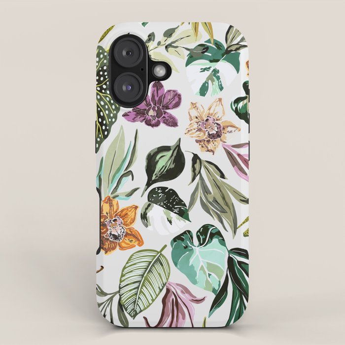 Wild colorful jungle FN7 iPhone Case Gallery Image 1
