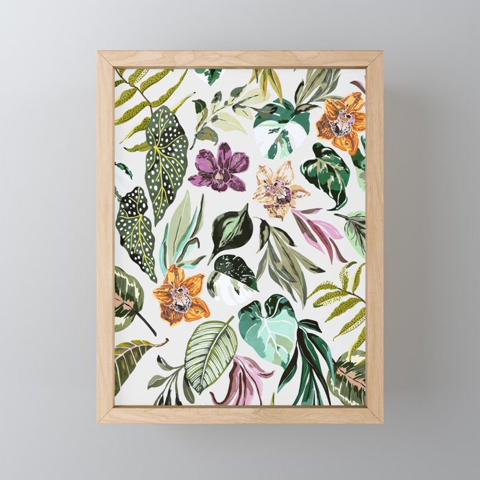 Wild colorful jungle FN7 Mini Art Print Gallery Image 1