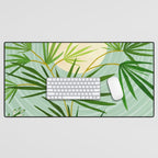 Midnight Moon Green Garden Scene Desk Mat Gallery Image 1