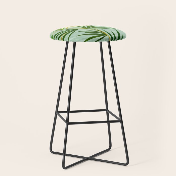 Midnight Moon Green Garden Scene Stool Gallery Image 1