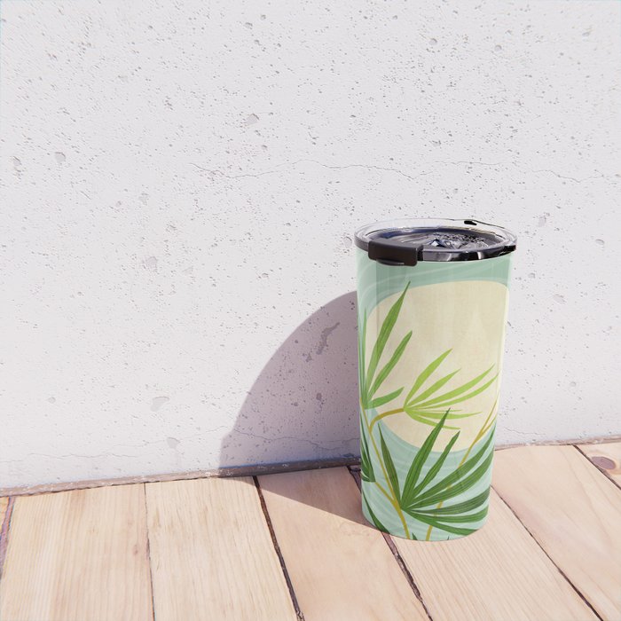 Midnight Moon Green Garden Scene Travel Mug Gallery Image 4
