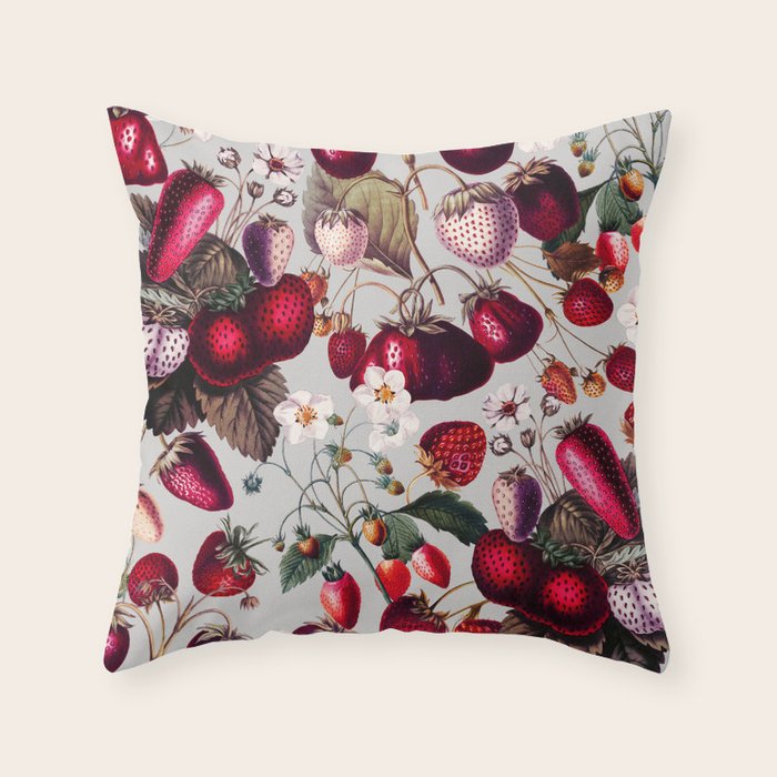 Strawberry Fields Forever Throw Pillow Gallery Image 6