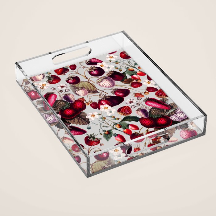 Strawberry Fields Forever Acrylic Tray Gallery Image 1