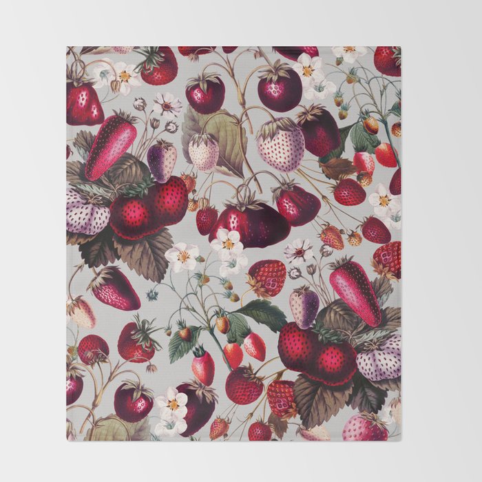 Strawberry Fields Forever Throw Blanket Gallery Image 2