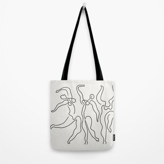 Three Dancers by Pablo Picasso Tote Bag Gallery Image 2