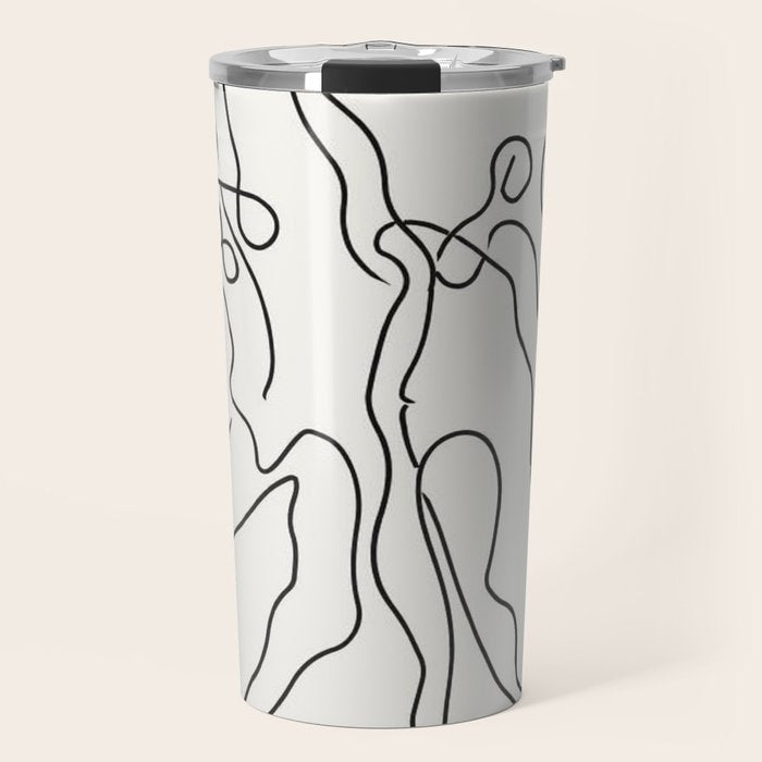 Three Dancers by Pablo Picasso Travel Mug Gallery Image 1