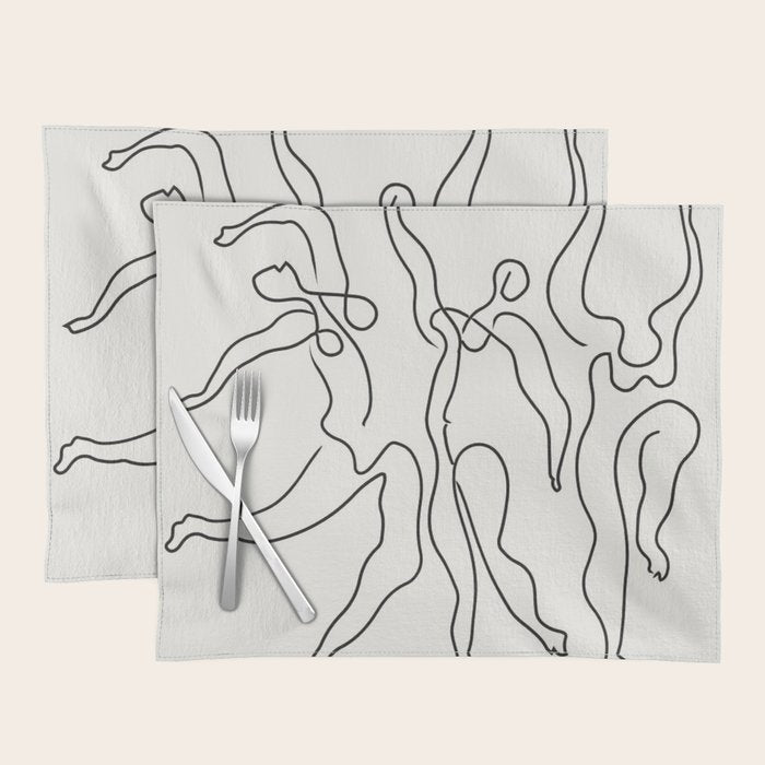 Three Dancers by Pablo Picasso Placemat Gallery Image 1