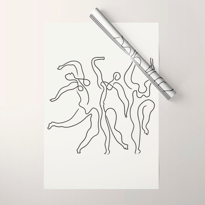 Three Dancers by Pablo Picasso Wrapping Paper Gallery Image 1