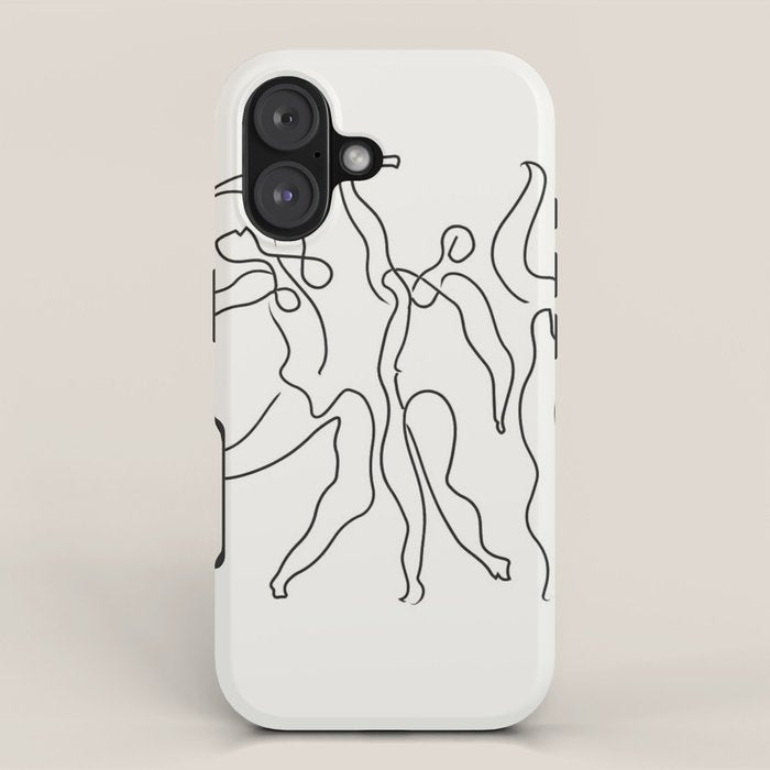 Three Dancers by Pablo Picasso iPhone Case Gallery Image 1