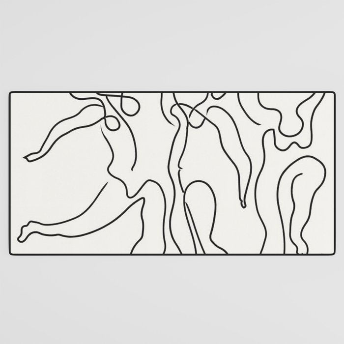Three Dancers by Pablo Picasso Desk Mat Gallery Image 3