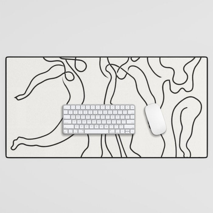 Three Dancers by Pablo Picasso Desk Mat Gallery Image 1