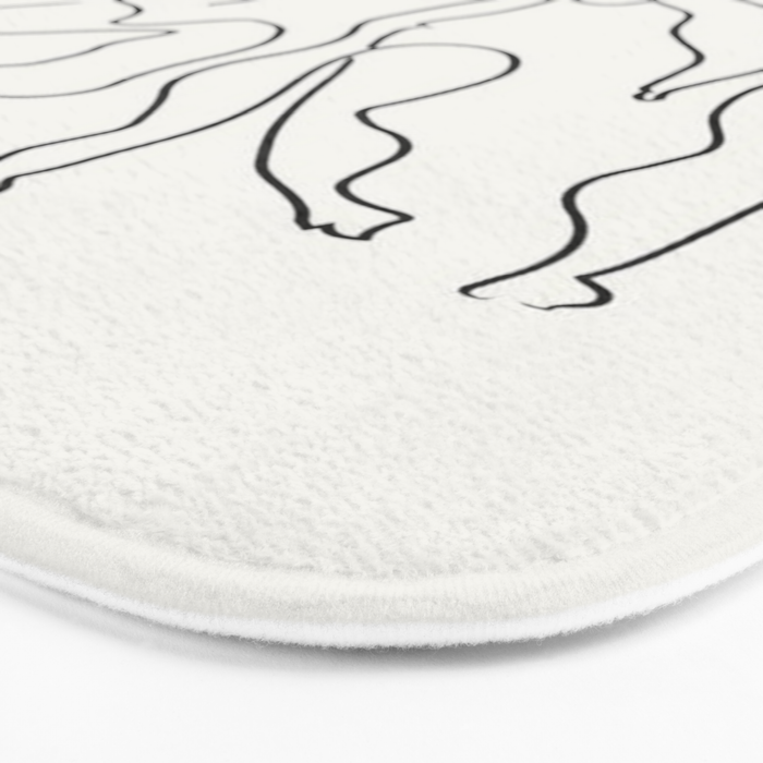 Three Dancers by Pablo Picasso Bath Mat Gallery Image 3