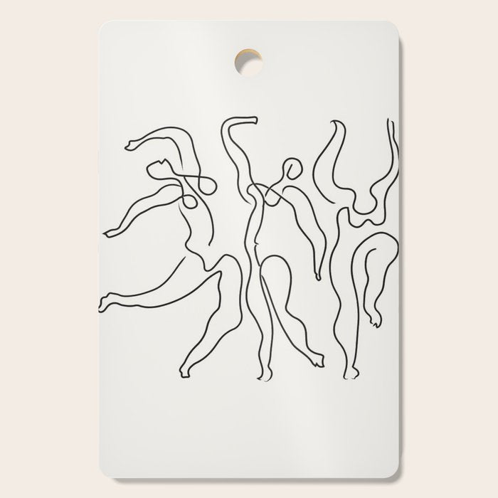 Three Dancers by Pablo Picasso Cutting Board Gallery Image 1