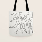 Three Dancers by Pablo Picasso Tote Bag Gallery Image 1