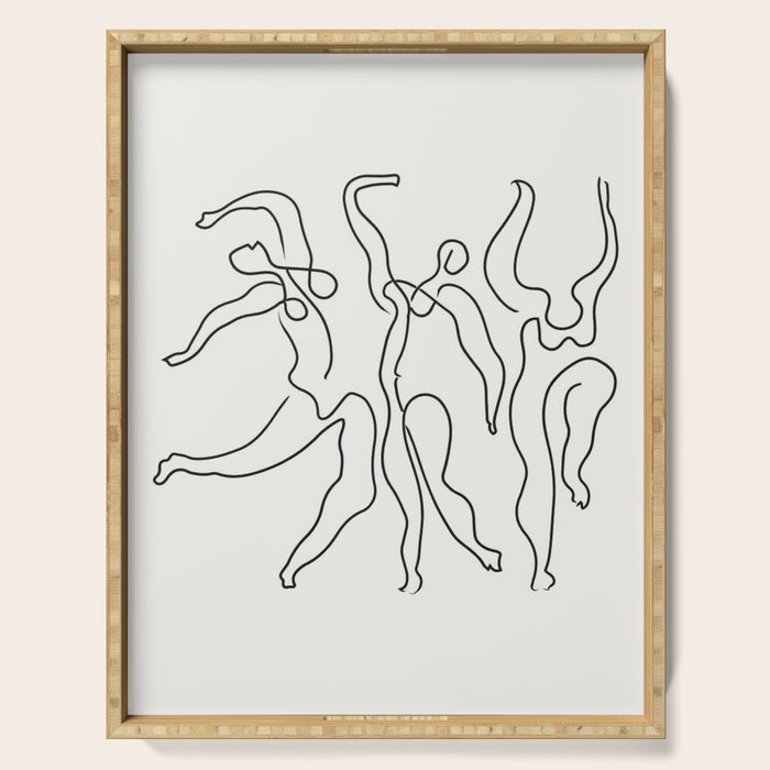 Three Dancers by Pablo Picasso Serving Tray Gallery Image 1