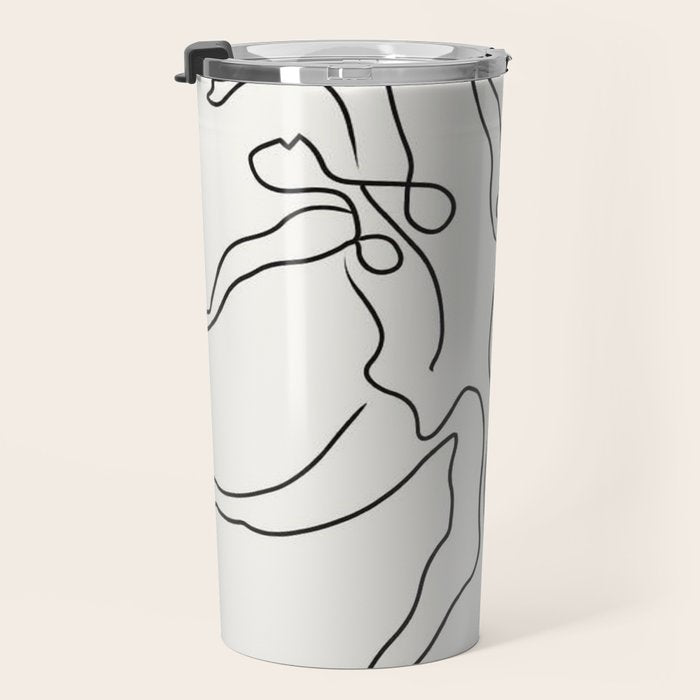 Three Dancers by Pablo Picasso Travel Mug Gallery Image 3