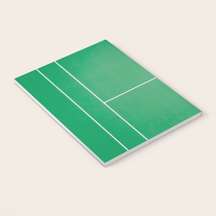 Tennis court green Notebook Gallery Image 3