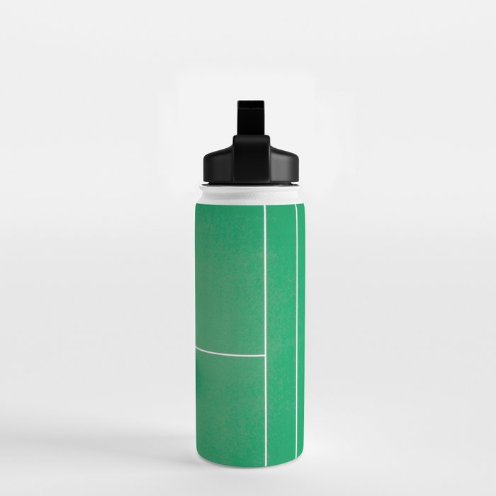 Tennis court green Water Bottle Gallery Image 2