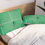Tennis court green Pillow Sham Gallery Image 2