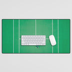 Tennis court green Desk Mat Gallery Image 1