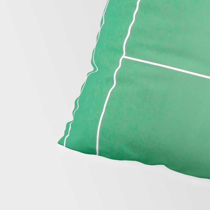 Tennis court green Pillow Sham Gallery Image 4