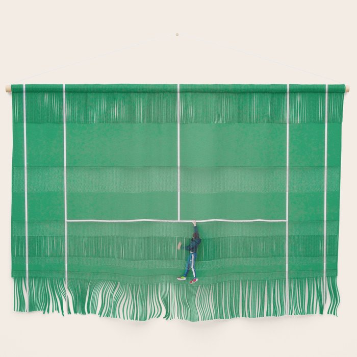 Tennis court green Wall Hanging