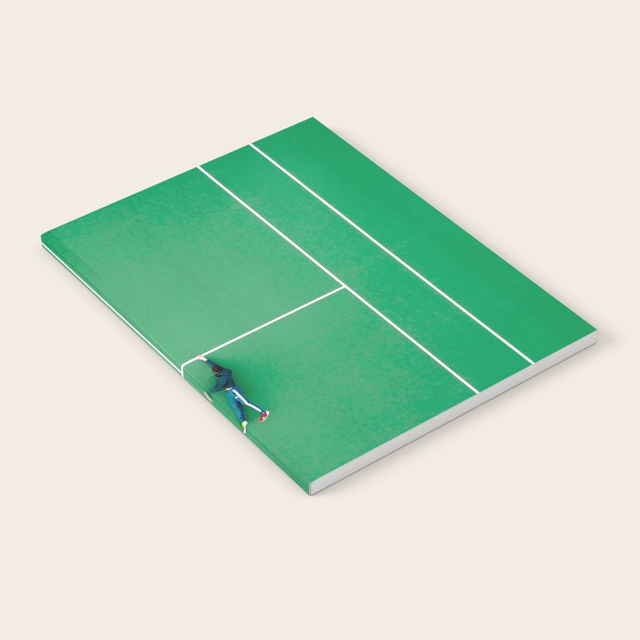 Tennis court green Notebook Gallery Image 2