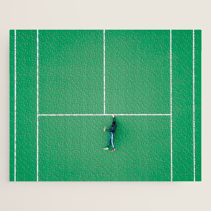 Tennis court green Jigsaw Puzzle Gallery Image 1