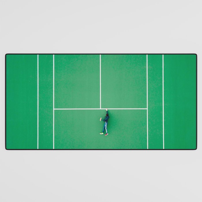 Tennis court green Desk Mat Gallery Image 3