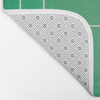 Tennis court green Bath Mat Gallery Image 2