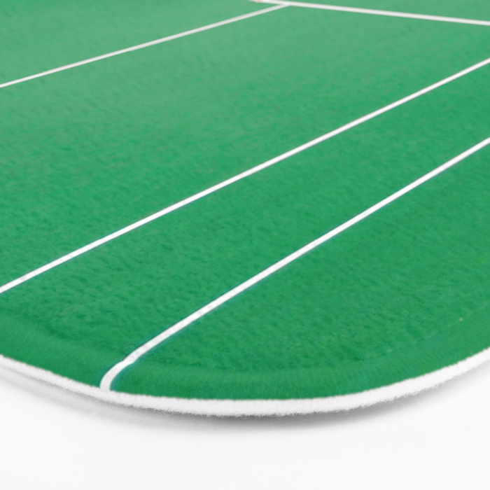 Tennis court green Bath Mat Gallery Image 3