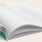 Tennis court green Notebook Gallery Image 2