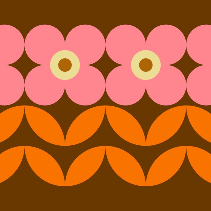 Retro Flower 10A Coffee Mug Gallery Image 2