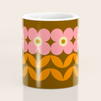 Retro Flower 10A Coffee Mug Gallery Image 4