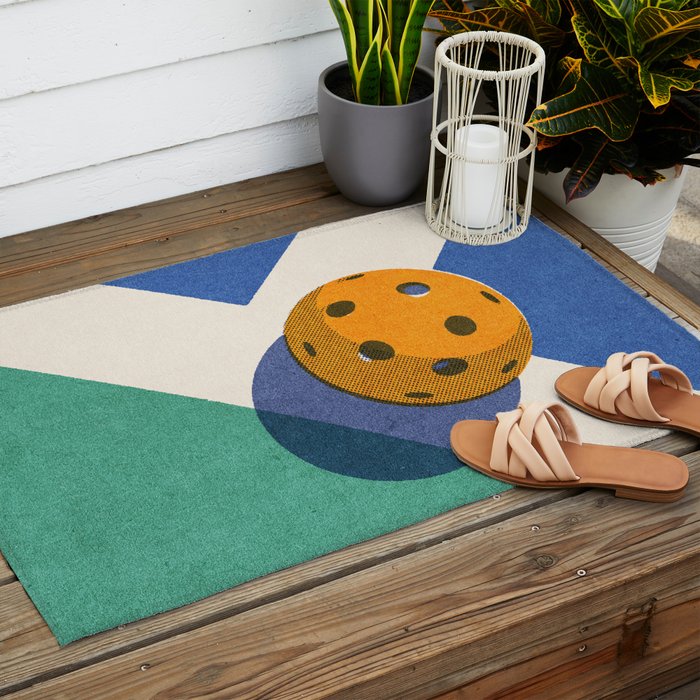 BALLS / Pickleball I Outdoor Rug Gallery Image 2