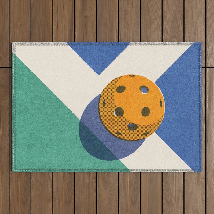 BALLS / Pickleball I Outdoor Rug Gallery Image 1