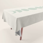 Minimal Moon Phases XI Tablecloth Gallery Image 1