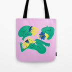 Bloom in Pink Tote Bag Gallery Image 1