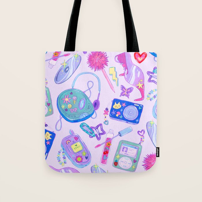 Y2K Vibes Tote Bag Gallery Image 1