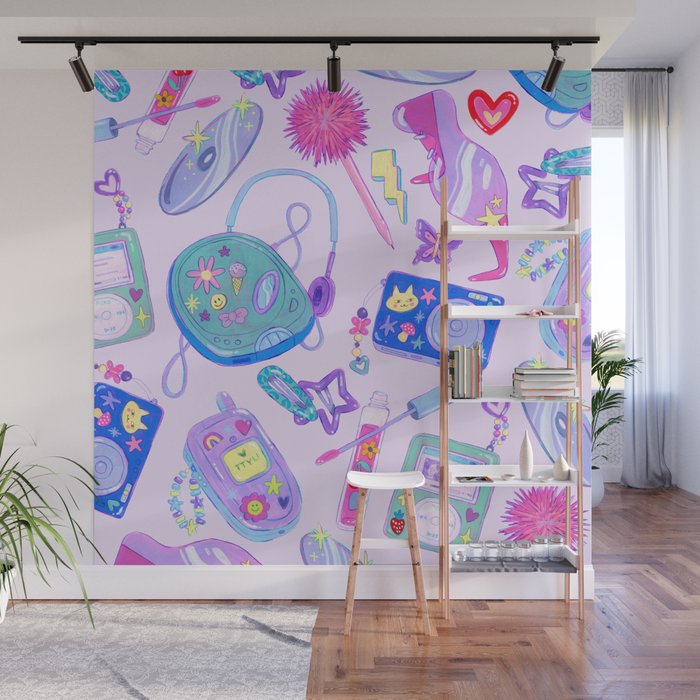 Y2K Vibes Wall Mural Gallery Image 1