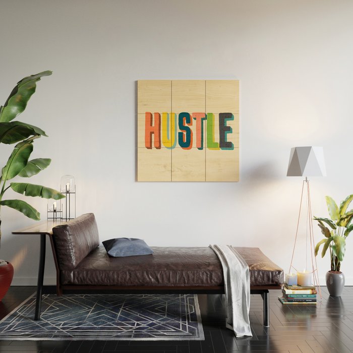 Hustle Wood Wall Art Gallery Image 2