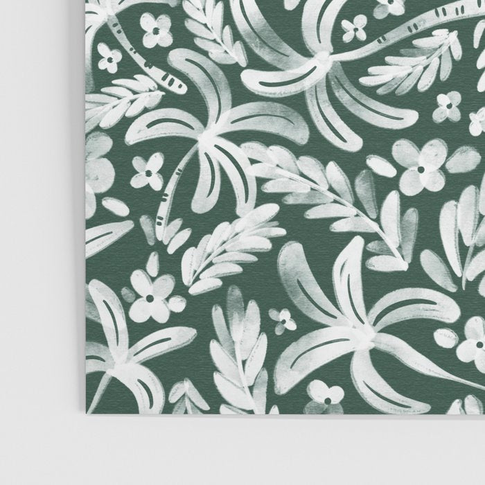 Greenish Tropical Palm Breeze Poster Gallery Image 3