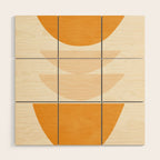Abstract Shapes 36 Wood Wall Art Gallery Image 1